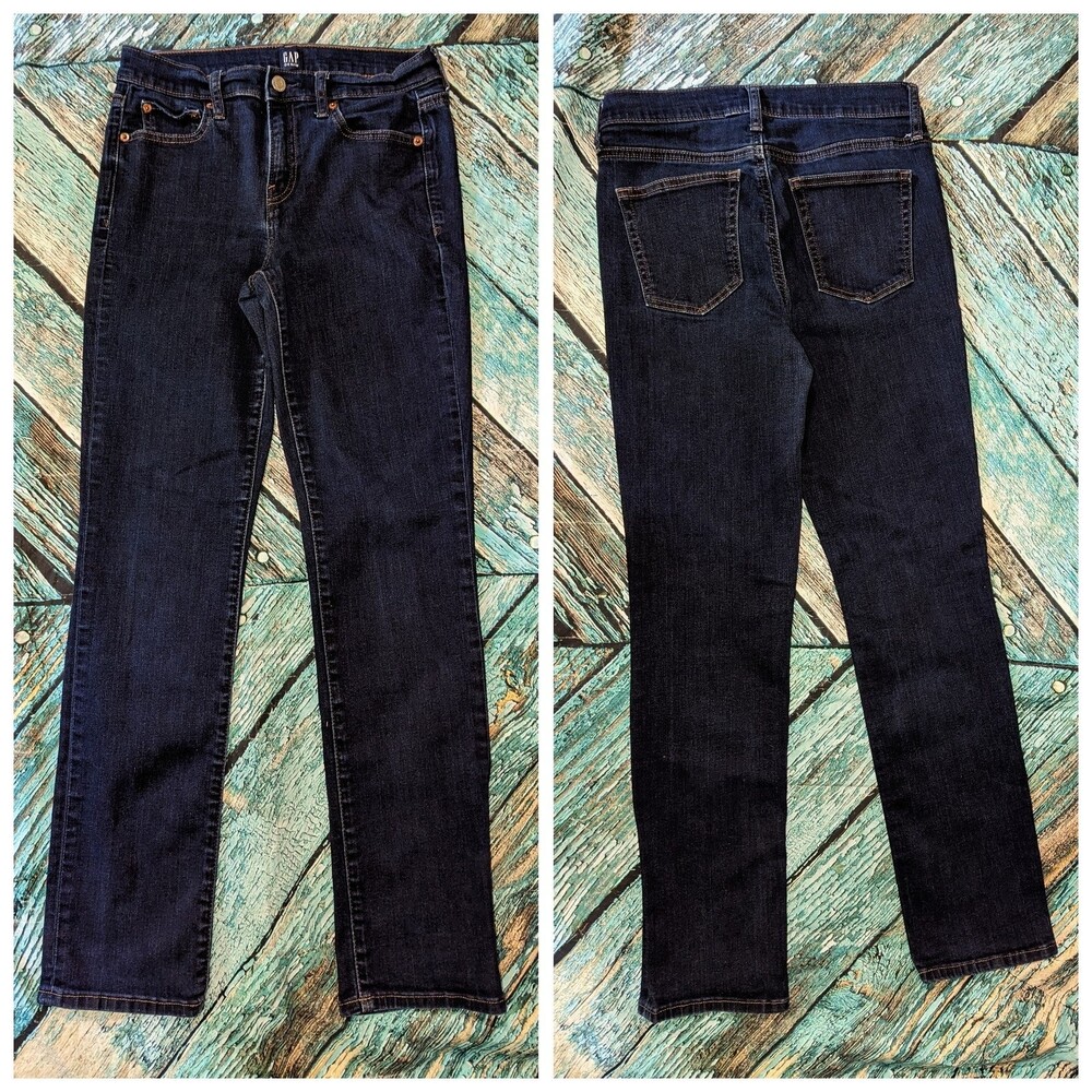 Gap Dark Rinse Size‎ 28R Classic Straight Leg Jeans